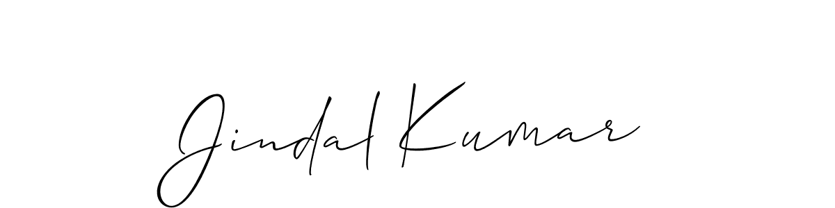 Also You can easily find your signature by using the search form. We will create Jindal Kumar name handwritten signature images for you free of cost using Allison_Script sign style. Jindal Kumar signature style 2 images and pictures png