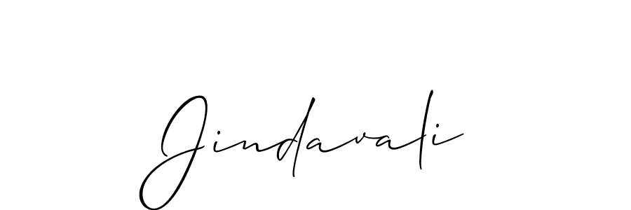 How to make Jindavali name signature. Use Allison_Script style for creating short signs online. This is the latest handwritten sign. Jindavali signature style 2 images and pictures png
