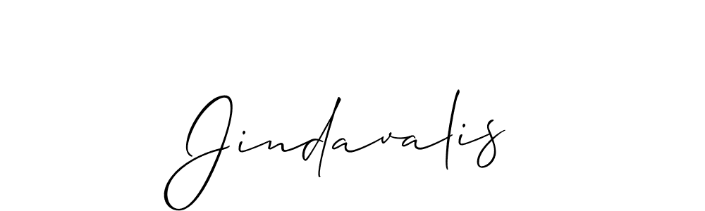 if you are searching for the best signature style for your name Jindavalis. so please give up your signature search. here we have designed multiple signature styles  using Allison_Script. Jindavalis signature style 2 images and pictures png