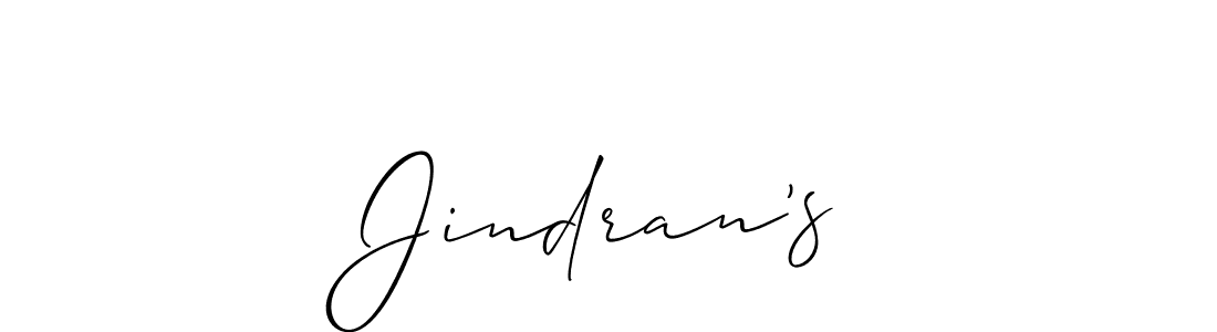 You should practise on your own different ways (Allison_Script) to write your name (Jindran’s) in signature. don't let someone else do it for you. Jindran’s signature style 2 images and pictures png