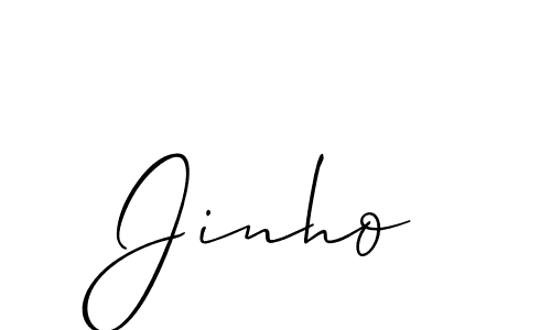 Once you've used our free online signature maker to create your best signature Allison_Script style, it's time to enjoy all of the benefits that Jinho name signing documents. Jinho signature style 2 images and pictures png