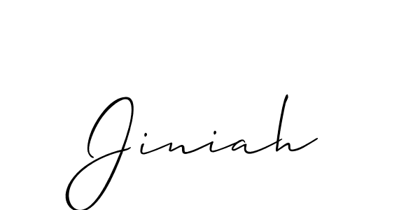 Best and Professional Signature Style for Jiniah. Allison_Script Best Signature Style Collection. Jiniah signature style 2 images and pictures png