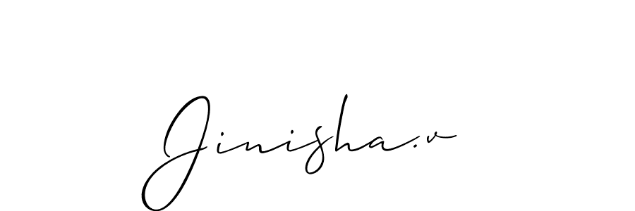 This is the best signature style for the Jinisha.v name. Also you like these signature font (Allison_Script). Mix name signature. Jinisha.v signature style 2 images and pictures png