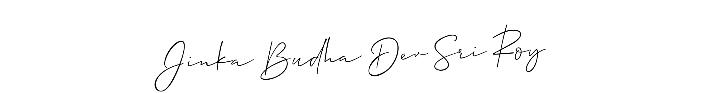 You can use this online signature creator to create a handwritten signature for the name Jinka Budha Dev Sri Roy. This is the best online autograph maker. Jinka Budha Dev Sri Roy signature style 2 images and pictures png