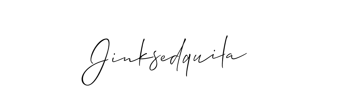 Once you've used our free online signature maker to create your best signature Allison_Script style, it's time to enjoy all of the benefits that Jinksedquila name signing documents. Jinksedquila signature style 2 images and pictures png