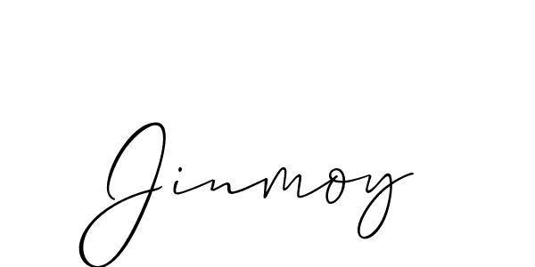 Also we have Jinmoy name is the best signature style. Create professional handwritten signature collection using Allison_Script autograph style. Jinmoy signature style 2 images and pictures png