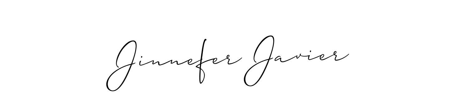 Best and Professional Signature Style for Jinnefer Javier. Allison_Script Best Signature Style Collection. Jinnefer Javier signature style 2 images and pictures png