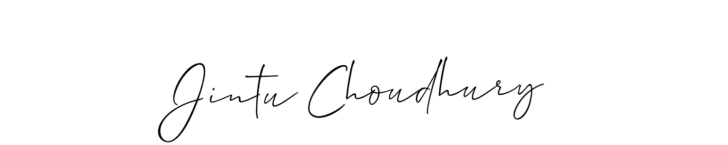 Make a beautiful signature design for name Jintu Choudhury. Use this online signature maker to create a handwritten signature for free. Jintu Choudhury signature style 2 images and pictures png