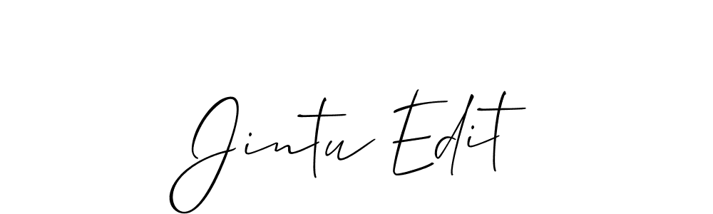 You can use this online signature creator to create a handwritten signature for the name Jintu Edit. This is the best online autograph maker. Jintu Edit signature style 2 images and pictures png