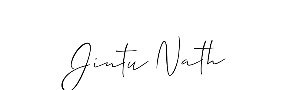 It looks lik you need a new signature style for name Jintu Nath. Design unique handwritten (Allison_Script) signature with our free signature maker in just a few clicks. Jintu Nath signature style 2 images and pictures png