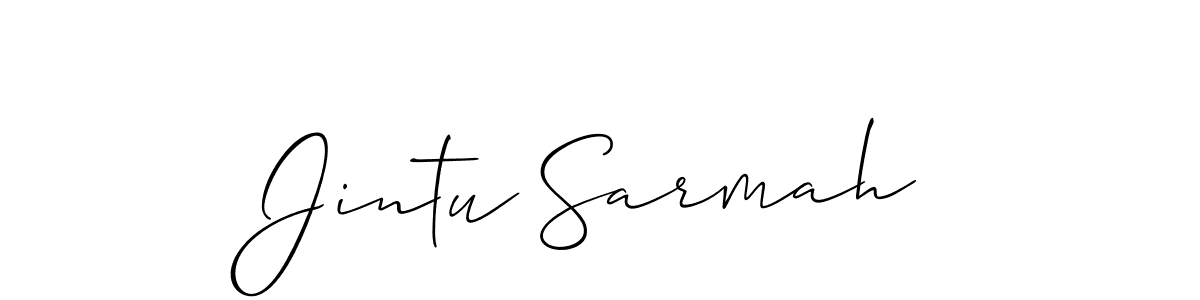 Once you've used our free online signature maker to create your best signature Allison_Script style, it's time to enjoy all of the benefits that Jintu Sarmah name signing documents. Jintu Sarmah signature style 2 images and pictures png