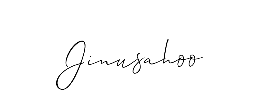 Once you've used our free online signature maker to create your best signature Allison_Script style, it's time to enjoy all of the benefits that Jinusahoo name signing documents. Jinusahoo signature style 2 images and pictures png