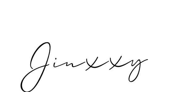 Also we have Jinxxy name is the best signature style. Create professional handwritten signature collection using Allison_Script autograph style. Jinxxy signature style 2 images and pictures png
