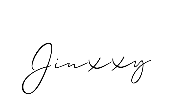 You should practise on your own different ways (Allison_Script) to write your name (Jinxxy) in signature. don't let someone else do it for you. Jinxxy signature style 2 images and pictures png