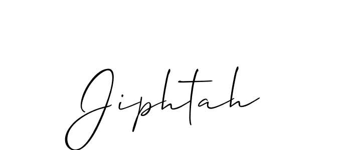 Best and Professional Signature Style for Jiphtah. Allison_Script Best Signature Style Collection. Jiphtah signature style 2 images and pictures png