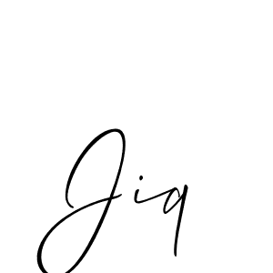 This is the best signature style for the Jiq name. Also you like these signature font (Allison_Script). Mix name signature. Jiq signature style 2 images and pictures png