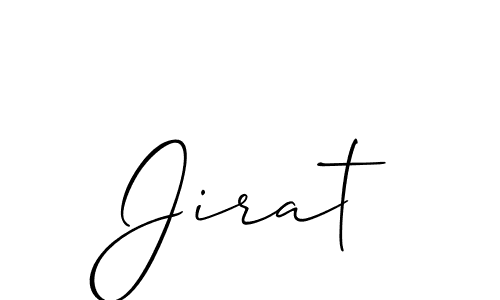 You can use this online signature creator to create a handwritten signature for the name Jirat. This is the best online autograph maker. Jirat signature style 2 images and pictures png