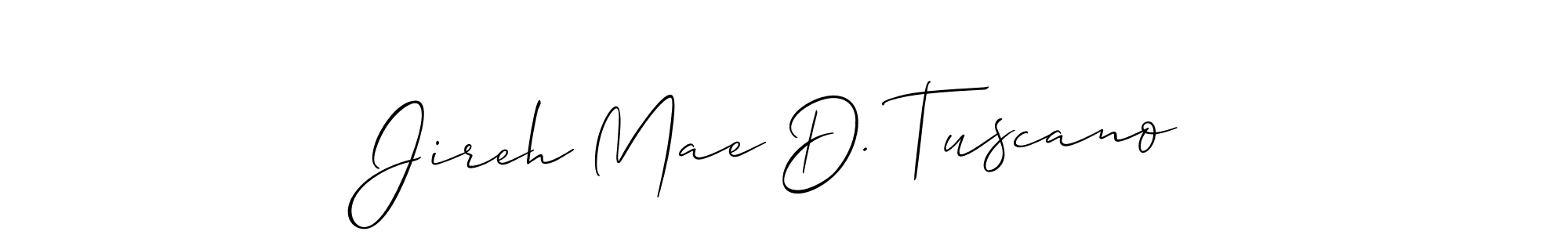 Make a beautiful signature design for name Jireh Mae D. Tuscano. Use this online signature maker to create a handwritten signature for free. Jireh Mae D. Tuscano signature style 2 images and pictures png