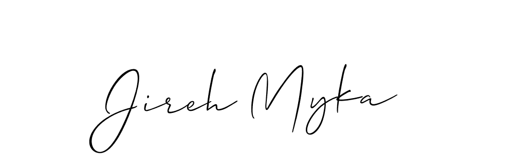 See photos of Jireh Myka official signature by Spectra . Check more albums & portfolios. Read reviews & check more about Allison_Script font. Jireh Myka signature style 2 images and pictures png