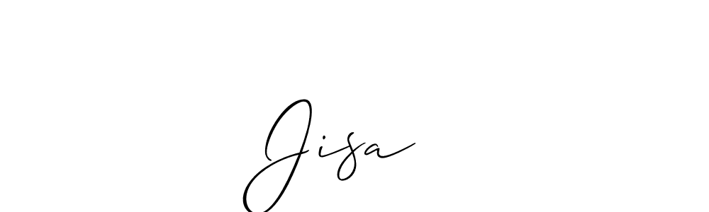 It looks lik you need a new signature style for name Jisa❤️. Design unique handwritten (Allison_Script) signature with our free signature maker in just a few clicks. Jisa❤️ signature style 2 images and pictures png