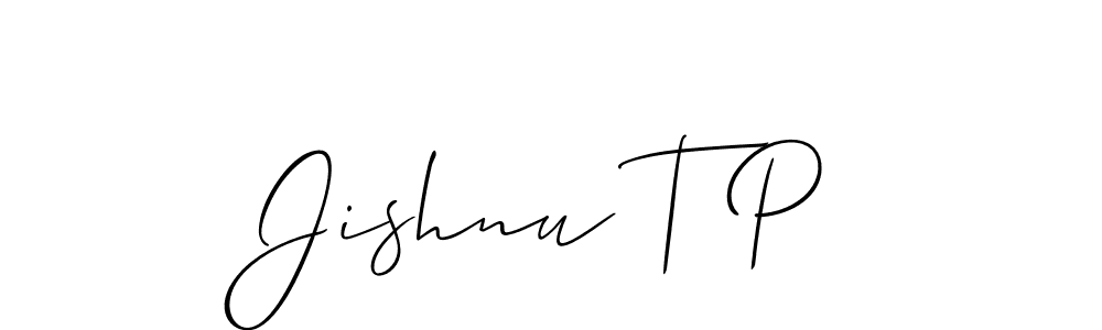 See photos of Jishnu T P official signature by Spectra . Check more albums & portfolios. Read reviews & check more about Allison_Script font. Jishnu T P signature style 2 images and pictures png
