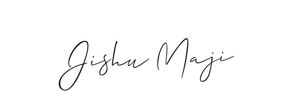 How to Draw Jishu Maji signature style? Allison_Script is a latest design signature styles for name Jishu Maji. Jishu Maji signature style 2 images and pictures png