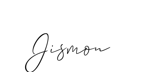 Best and Professional Signature Style for Jismon. Allison_Script Best Signature Style Collection. Jismon signature style 2 images and pictures png