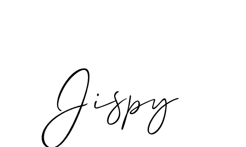 if you are searching for the best signature style for your name Jispy. so please give up your signature search. here we have designed multiple signature styles  using Allison_Script. Jispy signature style 2 images and pictures png