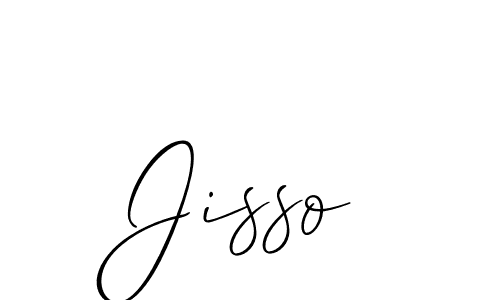 Make a beautiful signature design for name Jisso. With this signature (Allison_Script) style, you can create a handwritten signature for free. Jisso signature style 2 images and pictures png
