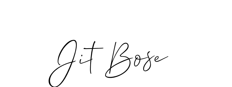 Make a beautiful signature design for name Jit Bose. Use this online signature maker to create a handwritten signature for free. Jit Bose signature style 2 images and pictures png