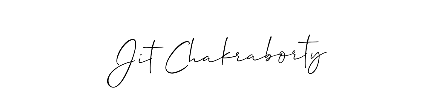 How to Draw Jit Chakraborty signature style? Allison_Script is a latest design signature styles for name Jit Chakraborty. Jit Chakraborty signature style 2 images and pictures png
