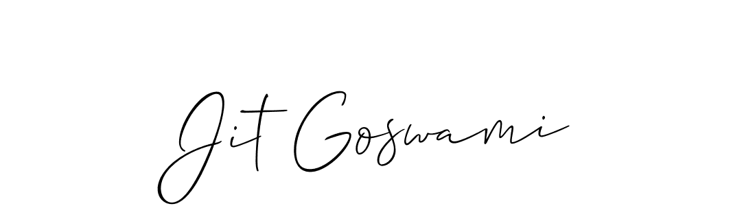 How to Draw Jit Goswami signature style? Allison_Script is a latest design signature styles for name Jit Goswami. Jit Goswami signature style 2 images and pictures png