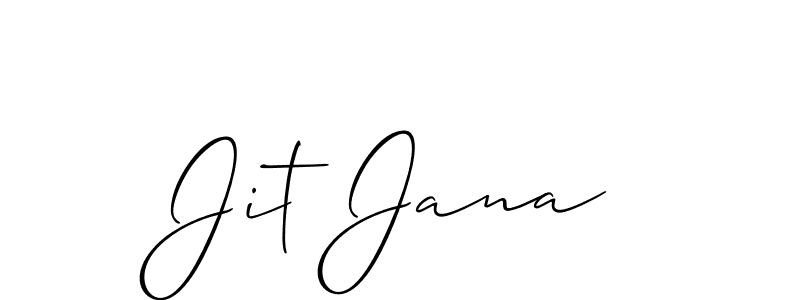 Similarly Allison_Script is the best handwritten signature design. Signature creator online .You can use it as an online autograph creator for name Jit Jana. Jit Jana signature style 2 images and pictures png