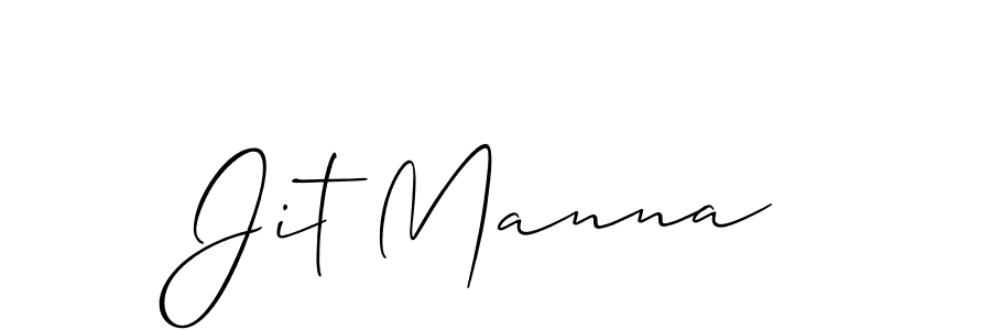 Create a beautiful signature design for name Jit Manna. With this signature (Allison_Script) fonts, you can make a handwritten signature for free. Jit Manna signature style 2 images and pictures png