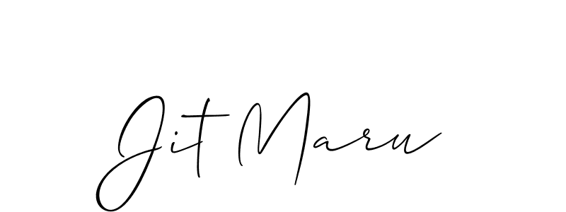 Similarly Allison_Script is the best handwritten signature design. Signature creator online .You can use it as an online autograph creator for name Jit Maru. Jit Maru signature style 2 images and pictures png