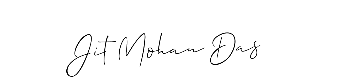 Create a beautiful signature design for name Jit Mohan Das. With this signature (Allison_Script) fonts, you can make a handwritten signature for free. Jit Mohan Das signature style 2 images and pictures png