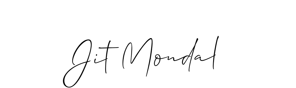 Make a beautiful signature design for name Jit Mondal. With this signature (Allison_Script) style, you can create a handwritten signature for free. Jit Mondal signature style 2 images and pictures png
