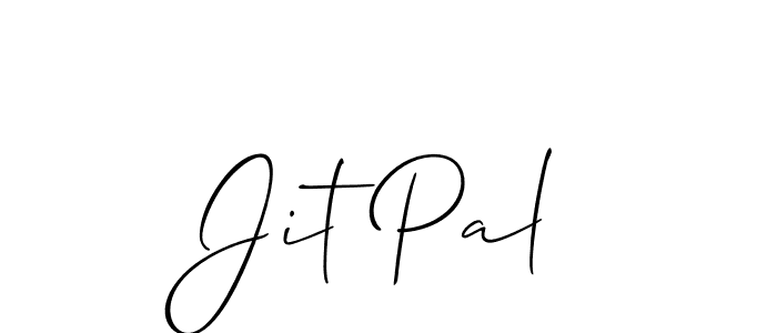 Design your own signature with our free online signature maker. With this signature software, you can create a handwritten (Allison_Script) signature for name Jit Pal. Jit Pal signature style 2 images and pictures png