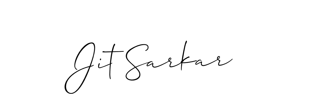 It looks lik you need a new signature style for name Jit Sarkar. Design unique handwritten (Allison_Script) signature with our free signature maker in just a few clicks. Jit Sarkar signature style 2 images and pictures png