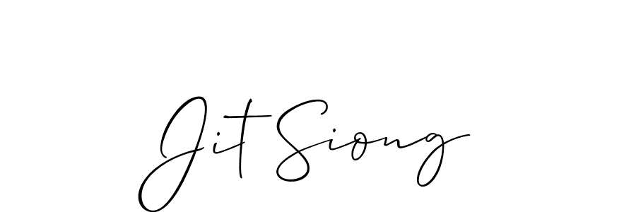Similarly Allison_Script is the best handwritten signature design. Signature creator online .You can use it as an online autograph creator for name Jit Siong. Jit Siong signature style 2 images and pictures png