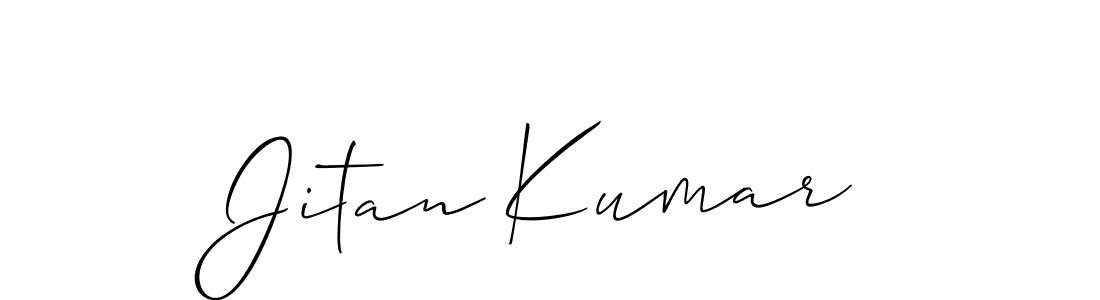 Jitan Kumar stylish signature style. Best Handwritten Sign (Allison_Script) for my name. Handwritten Signature Collection Ideas for my name Jitan Kumar. Jitan Kumar signature style 2 images and pictures png