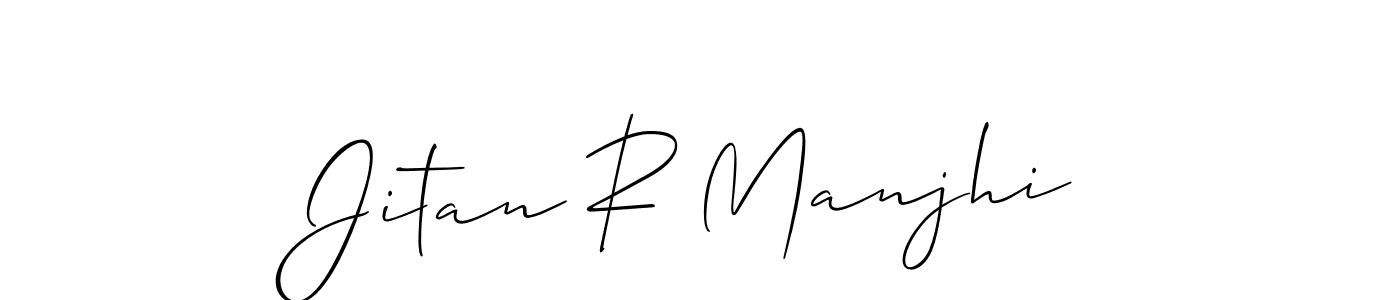 Similarly Allison_Script is the best handwritten signature design. Signature creator online .You can use it as an online autograph creator for name Jitan R Manjhi. Jitan R Manjhi signature style 2 images and pictures png