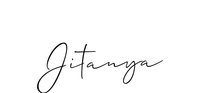 It looks lik you need a new signature style for name Jitanya. Design unique handwritten (Allison_Script) signature with our free signature maker in just a few clicks. Jitanya signature style 2 images and pictures png