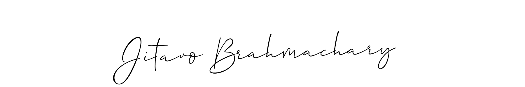 Best and Professional Signature Style for Jitavo Brahmachary. Allison_Script Best Signature Style Collection. Jitavo Brahmachary signature style 2 images and pictures png