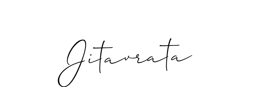 Use a signature maker to create a handwritten signature online. With this signature software, you can design (Allison_Script) your own signature for name Jitavrata. Jitavrata signature style 2 images and pictures png