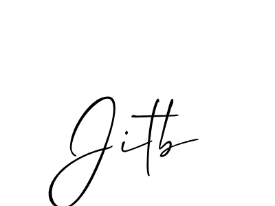 How to Draw Jitb signature style? Allison_Script is a latest design signature styles for name Jitb. Jitb signature style 2 images and pictures png