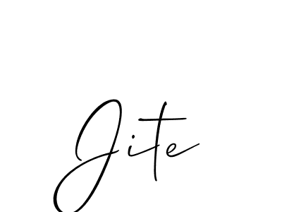 Make a beautiful signature design for name Jite. Use this online signature maker to create a handwritten signature for free. Jite signature style 2 images and pictures png