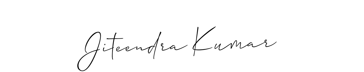 Jiteendra Kumar stylish signature style. Best Handwritten Sign (Allison_Script) for my name. Handwritten Signature Collection Ideas for my name Jiteendra Kumar. Jiteendra Kumar signature style 2 images and pictures png