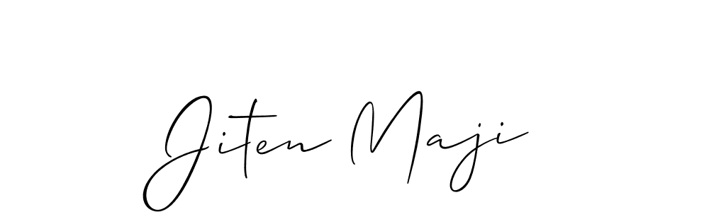 It looks lik you need a new signature style for name Jiten Maji. Design unique handwritten (Allison_Script) signature with our free signature maker in just a few clicks. Jiten Maji signature style 2 images and pictures png