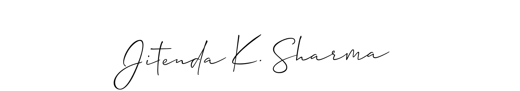 You can use this online signature creator to create a handwritten signature for the name Jitenda K. Sharma. This is the best online autograph maker. Jitenda K. Sharma signature style 2 images and pictures png